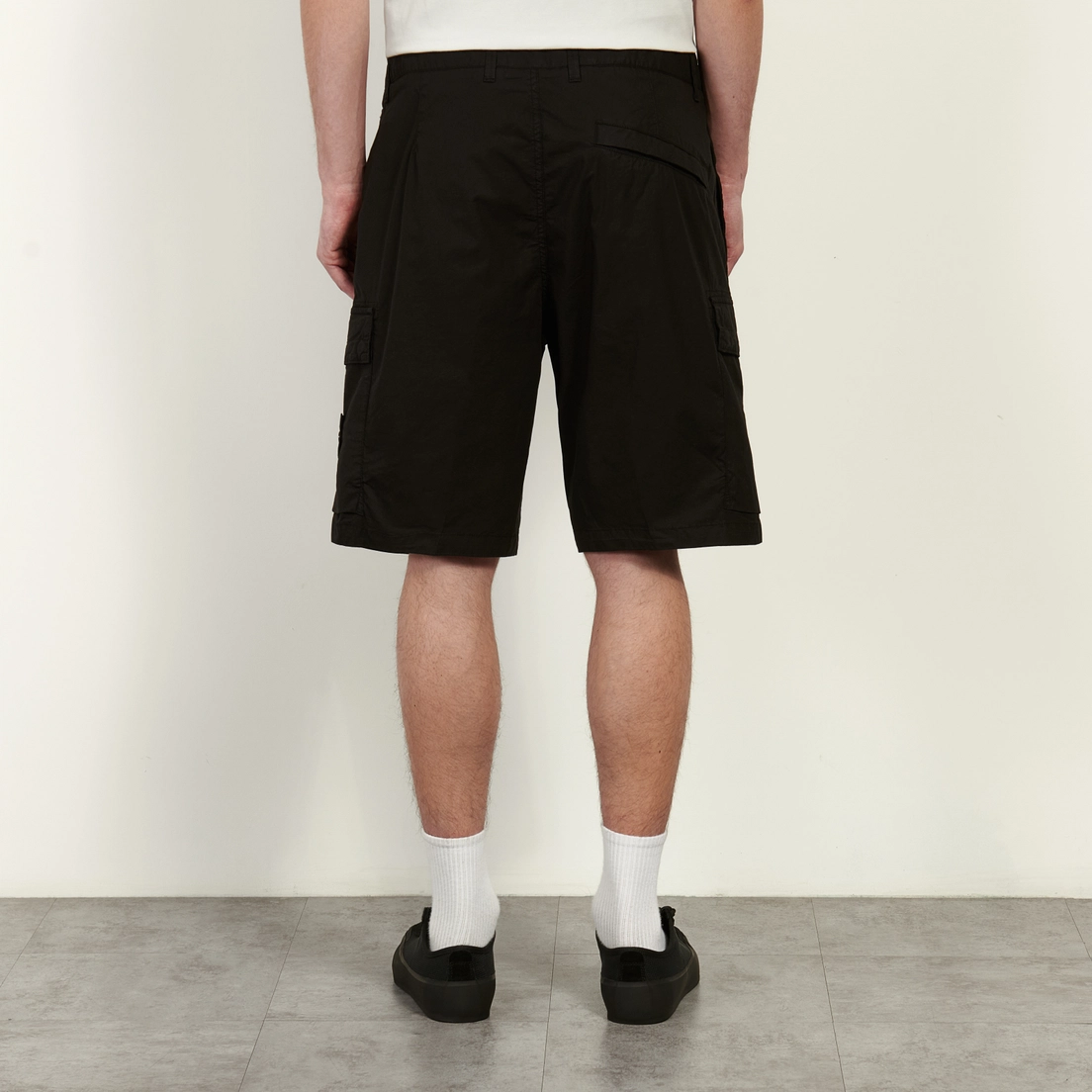 Stone Island Мужские шорты Stretch Cotton Tela Paracadute Regular Cargo