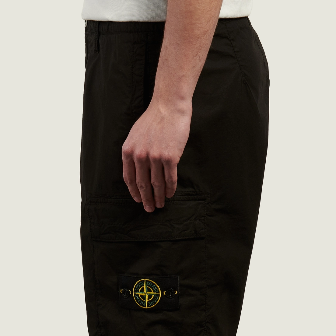 Stone Island Мужские шорты Stretch Cotton Tela Paracadute Regular Cargo