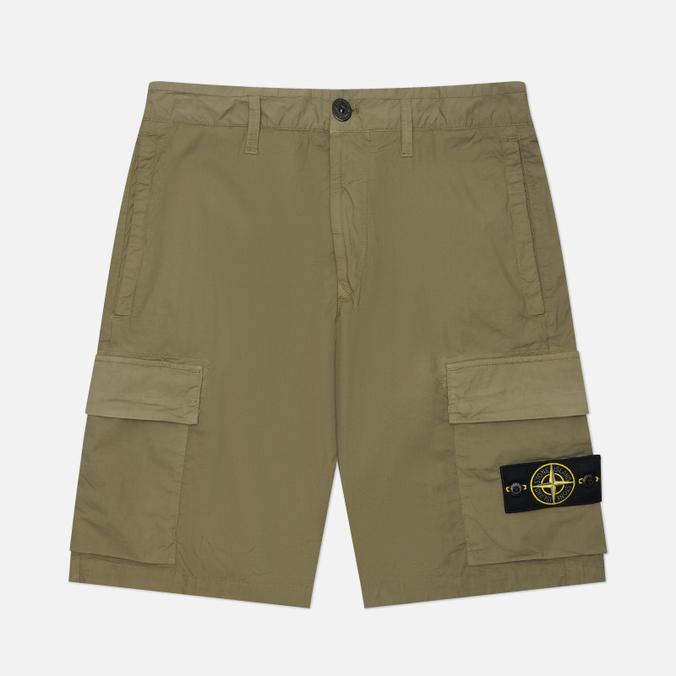 Мужские шорты Stone Island Stretch Cotton Tela Paracadute Regular Cargo 36690₽