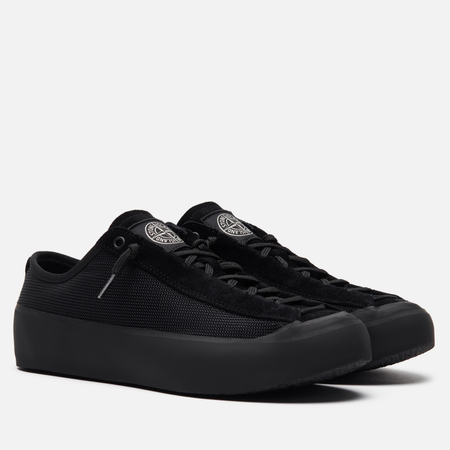 Мужские кроссовки Stone Island Poly Mesh, цвет чёрный, размер 40 EU