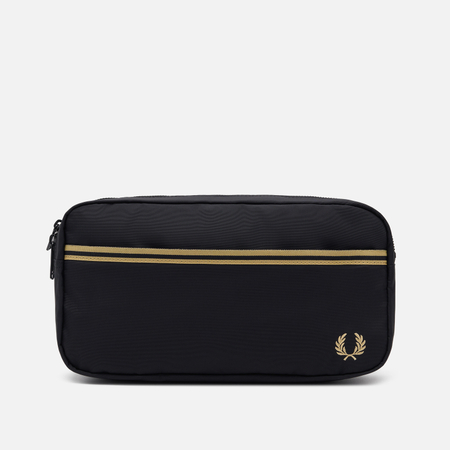 Сумка на пояс Fred Perry Tipped Tape, цвет чёрный