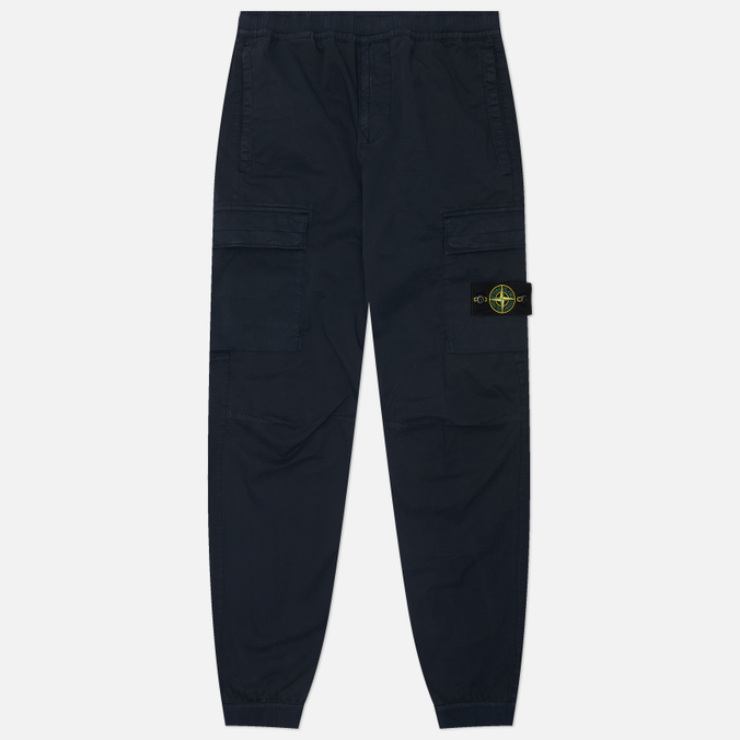 Мужские брюки Stone Island Stretch Organic Cotton Twill Cargo Regular Tapered