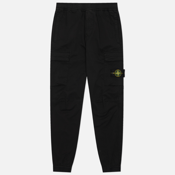 Мужские брюки Stone Island Stretch Organic Cotton Twill Cargo Regular Tapered