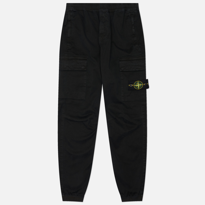 Мужские брюки Stone Island Stretch Organic Broken Twill Cotton Old Effect Regular Tapered J