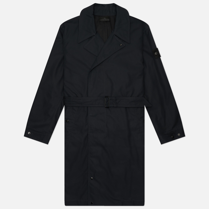 Мужской тренчкот Stone Island Ghost Piece Weatherproof Cotton Canvas