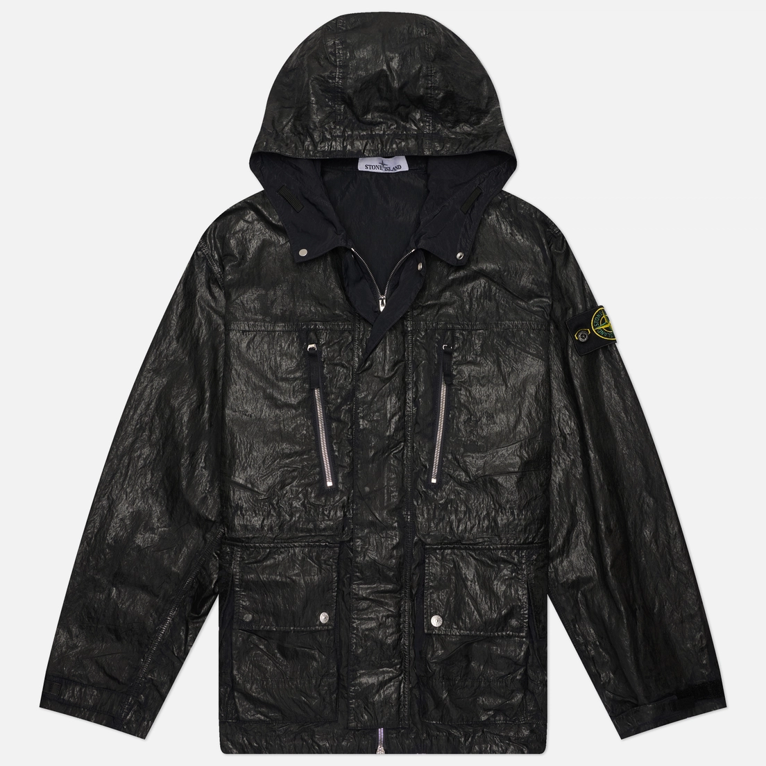 Мужская демисезонная куртка Stone Island Slick Nylon Tela-TC