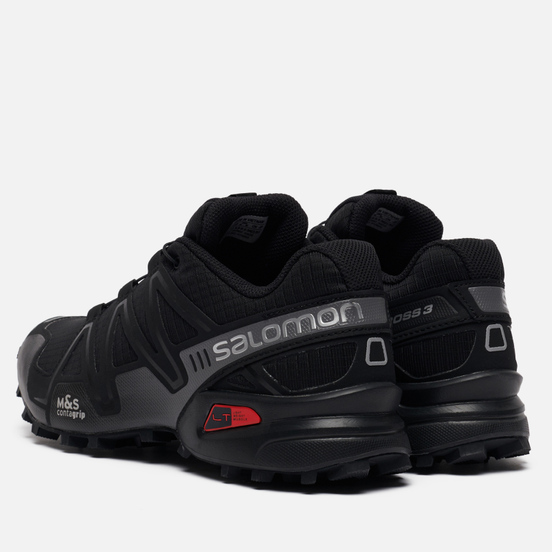 Мужские кроссовки Salomon Sneakers Speedcross 3 ADV Black/Black/Quiet Shade