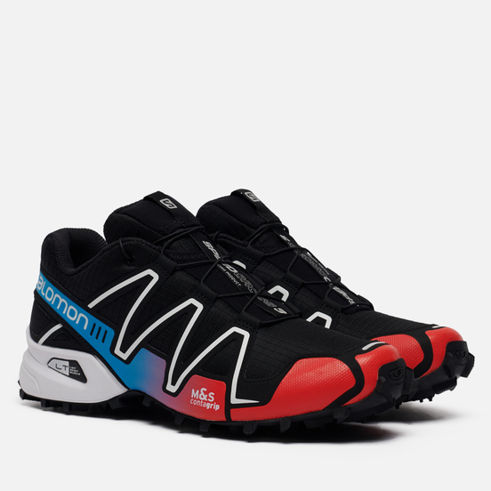 Мужские кроссовки Salomon Sneakers Speedcross 3 ADV Black/Racing Red/Blue