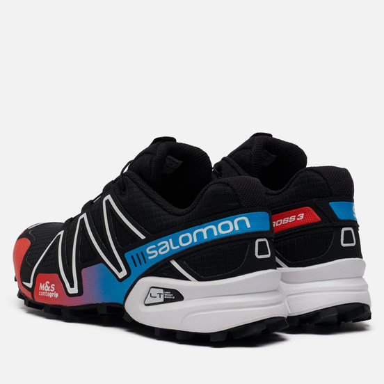 Мужские кроссовки Salomon Sneakers Speedcross 3 ADV Black/Racing Red/Blue