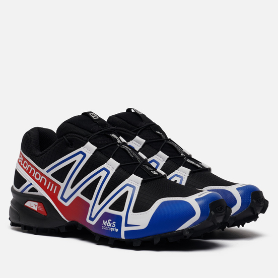 Мужские кроссовки Salomon Sneakers Speedcross 3 ADV Black/Surf The Web/Goji Berry