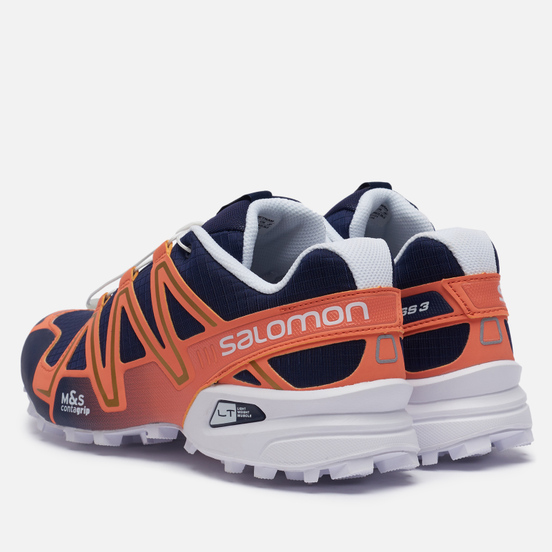 Мужские кроссовки Salomon Sneakers Speedcross 3 Evening Blue/Persimon/Gold