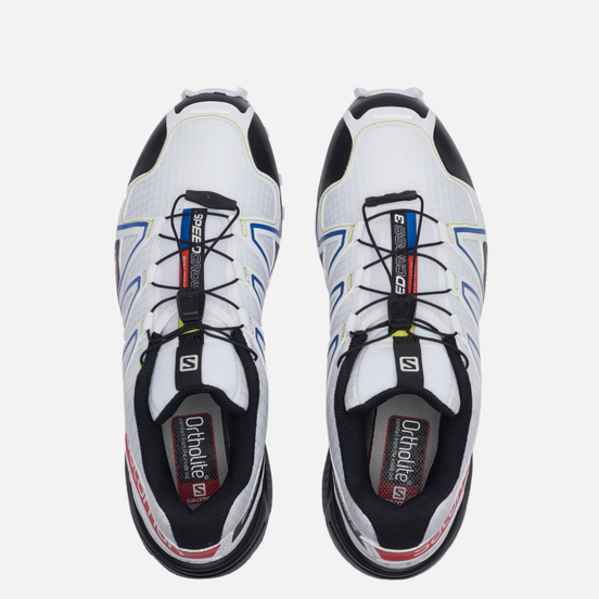 Мужские кроссовки Salomon Sneakers Speedcross 3 Racing White/ Black/ Racing Red