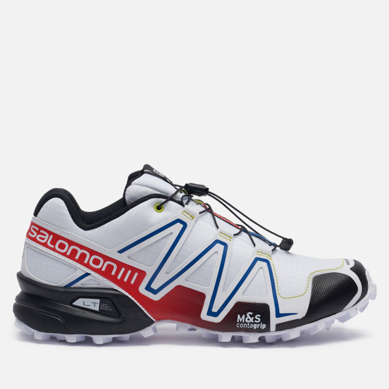 Мужские кроссовки Salomon Sneakers Speedcross 3 Racing White/ Black/ Racing Red
