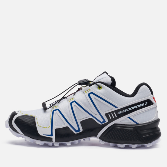 Мужские кроссовки Salomon Sneakers Speedcross 3 Racing White/ Black/ Racing Red