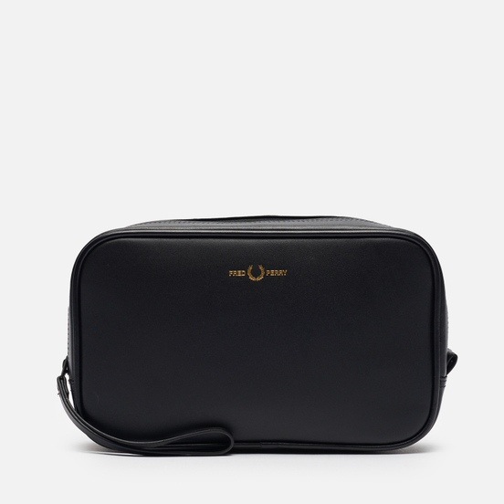 Косметичка Fred Perry Leather Travel Black