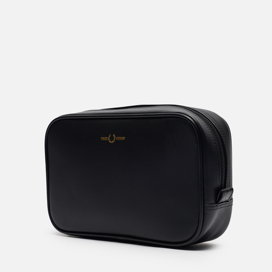 Косметичка Fred Perry Leather Travel Black