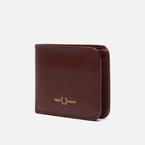 Кошелек Fred Perry Graphic Leather Billfold Tan
