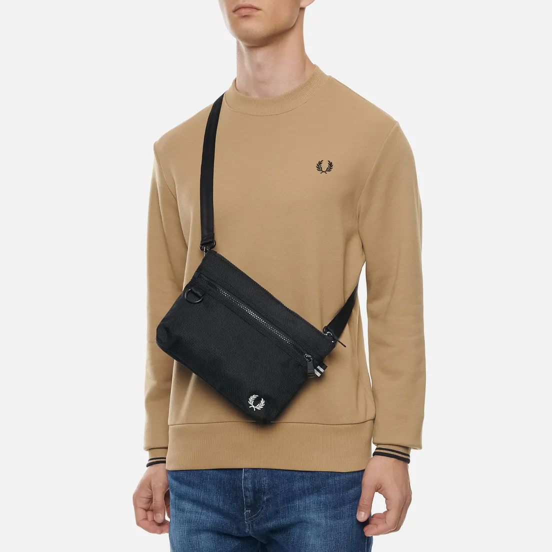 Fred Perry Сумка Textured Flat Crossbody