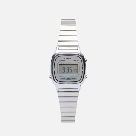 Наручные часы CASIO Vintage LA670WA-7, цвет серебряный