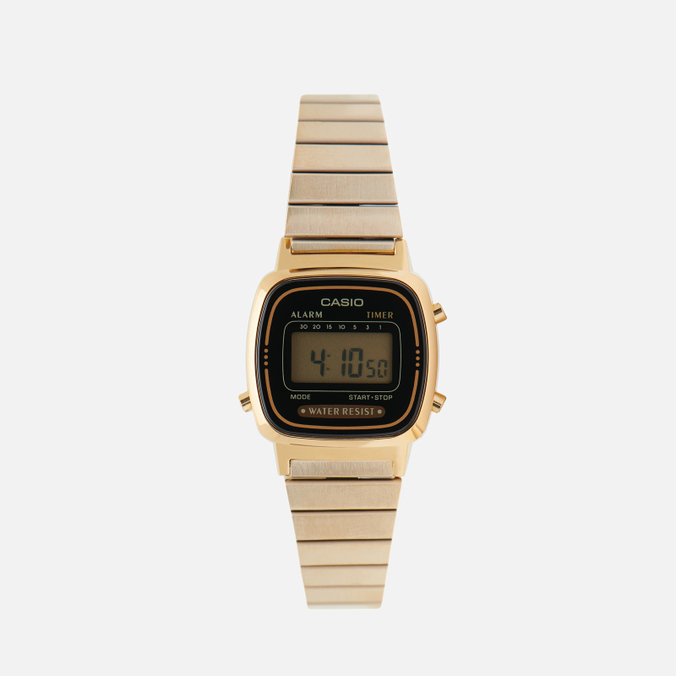 Наручные часы CASIO, цвет золотой, размер UNI LA670WEGA-1E Collection Retro LA670WEGA-1E - фото 1