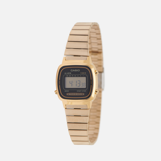 Наручные часы CASIO Collection Retro LA670WEGA-1E Gold/Black