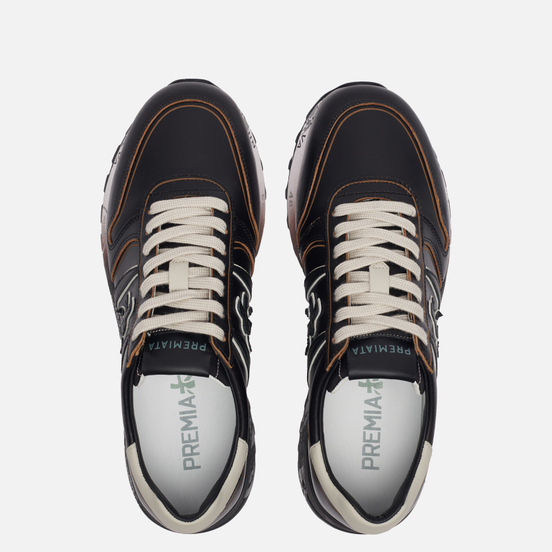 Мужские кроссовки Premiata Lander 4946 Black