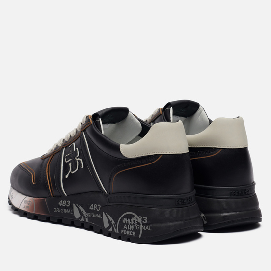 Мужские кроссовки Premiata Lander 4946 Black