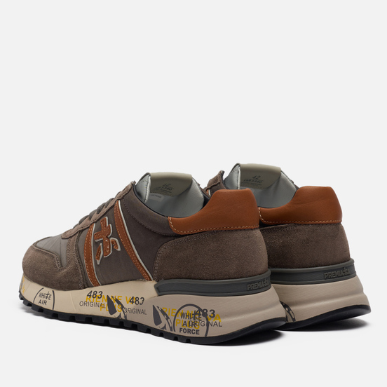 Мужские кроссовки Premiata Lander 5360 Light Grey/Brown