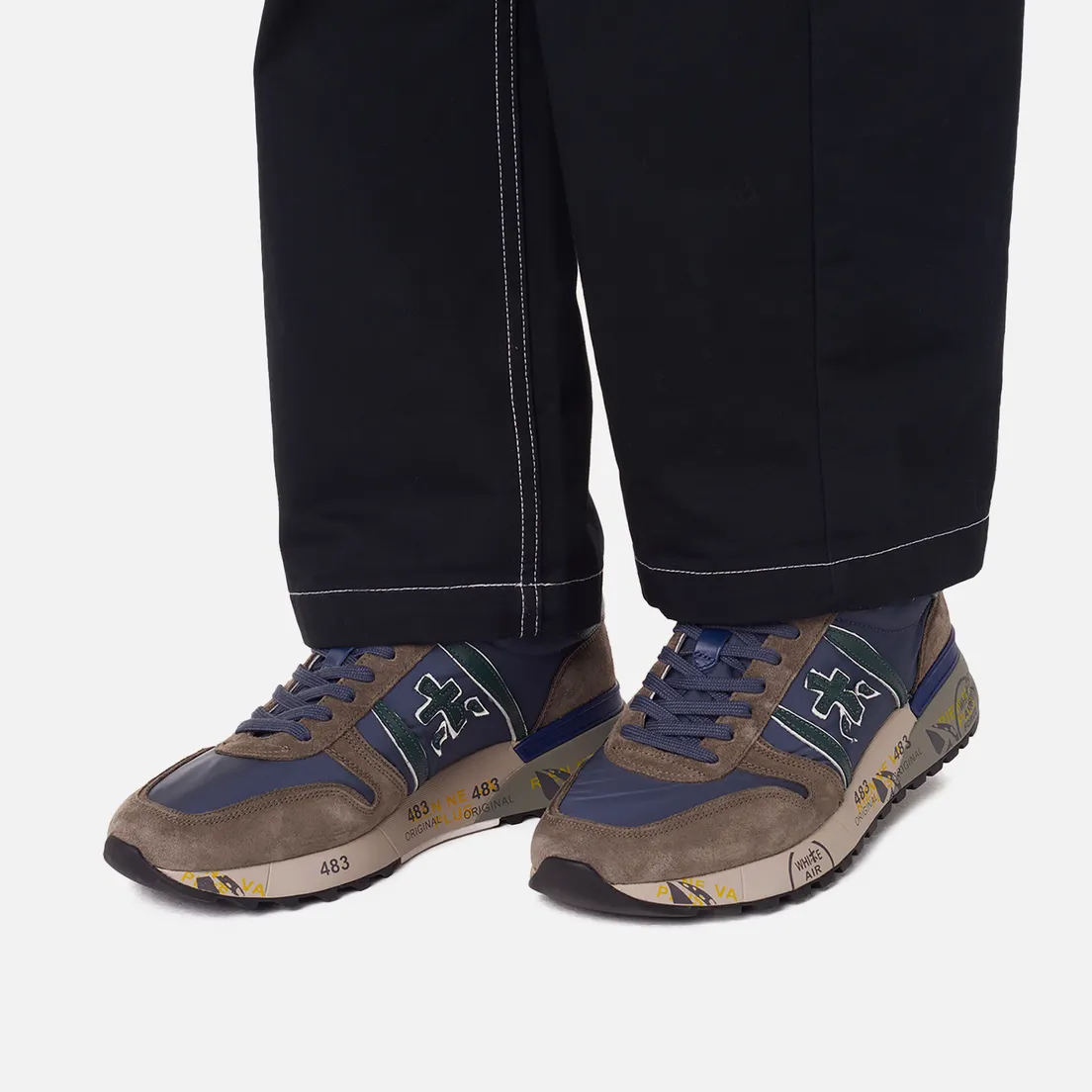 Premiata Мужские кроссовки Lander 6400