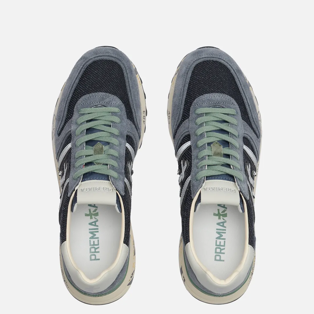 Premiata Мужские кроссовки Lander 6985