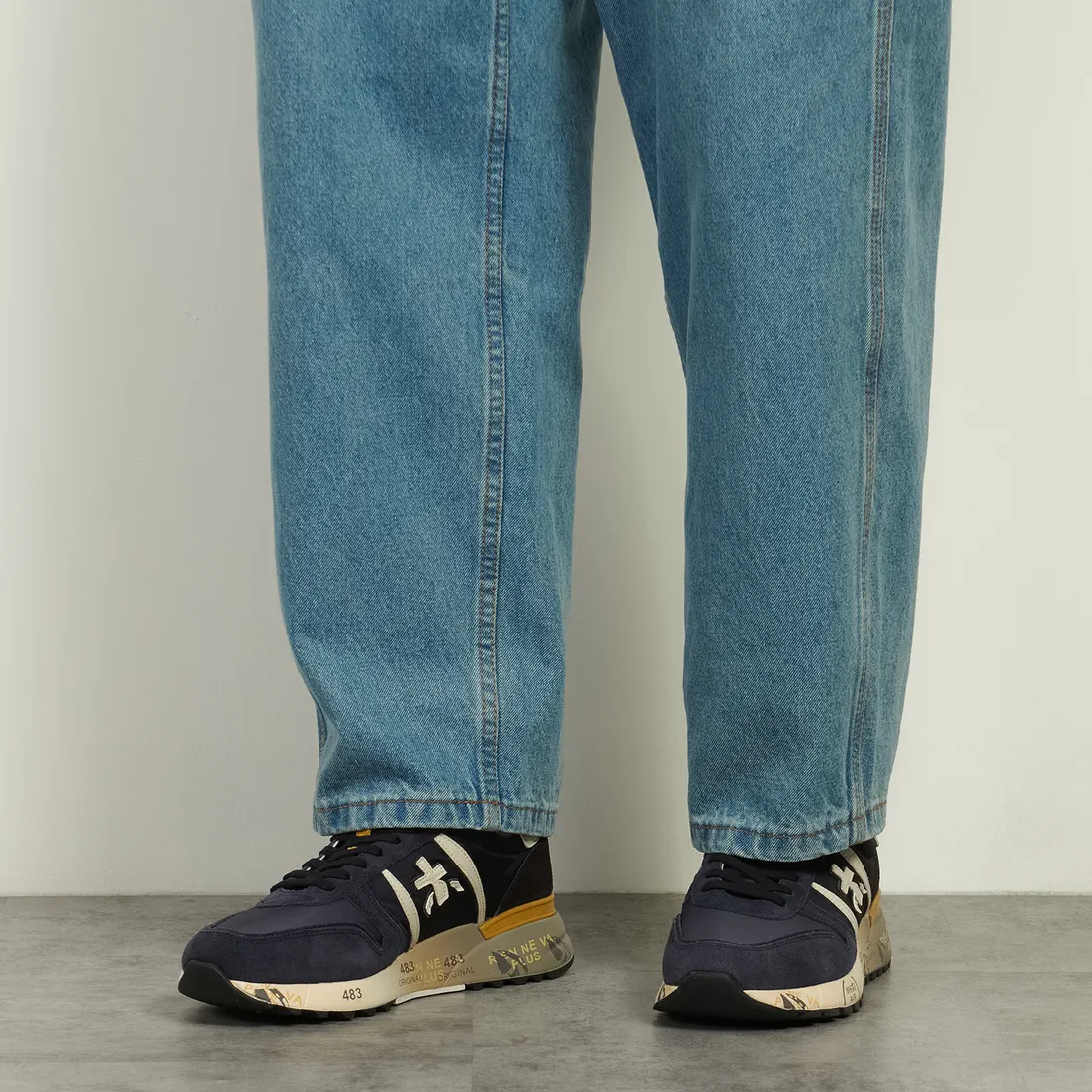 Premiata Мужские кроссовки Lander 7702M