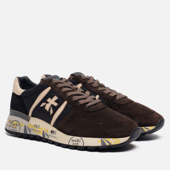 Мужские кроссовки Premiata Lander 4142 Brown/Black