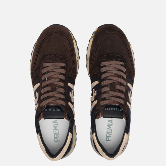 Мужские кроссовки Premiata Lander 4142 Brown/Black