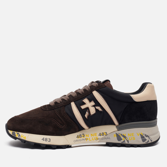 Мужские кроссовки Premiata Lander 4142 Brown/Black