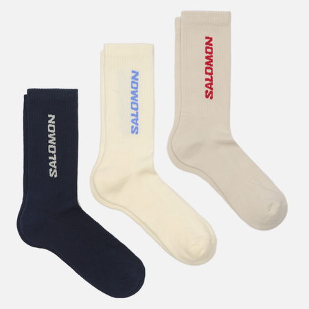 Комплект носков Salomon Advanced Everday Crew 3-Pack, цвет комбинированный, размер 42-44 EU