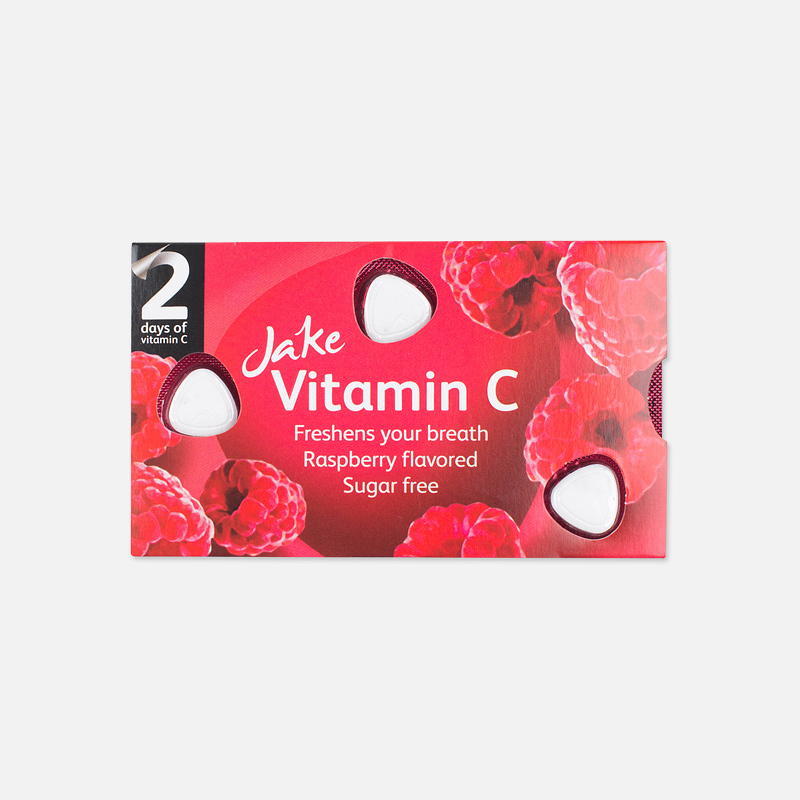JAKE Леденцы Vitamin C Raspberry 18.75g