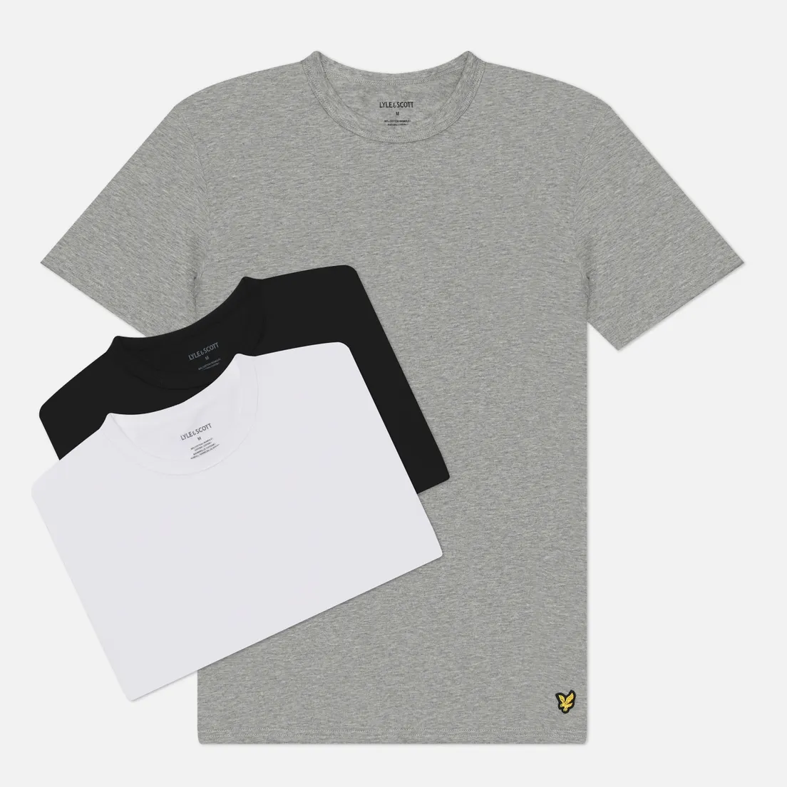 Lyle & Scott Комплект мужских футболок Basic 3-Pack
