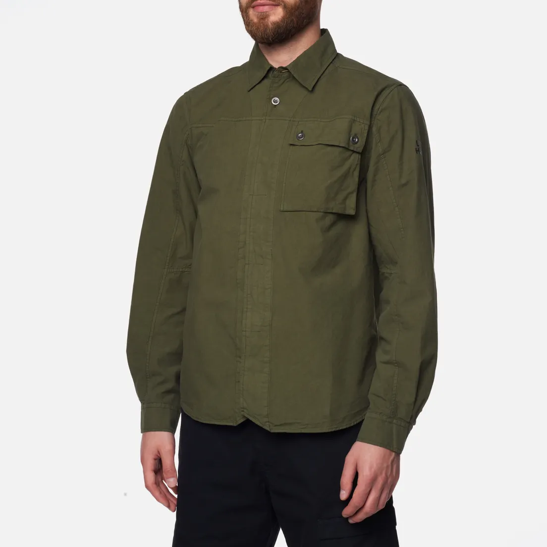 Left Hand Sportswear Мужская рубашка Button Pocket