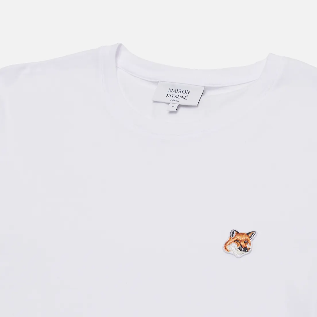 Maison Kitsune Мужская футболка Fox Head Patch Regular