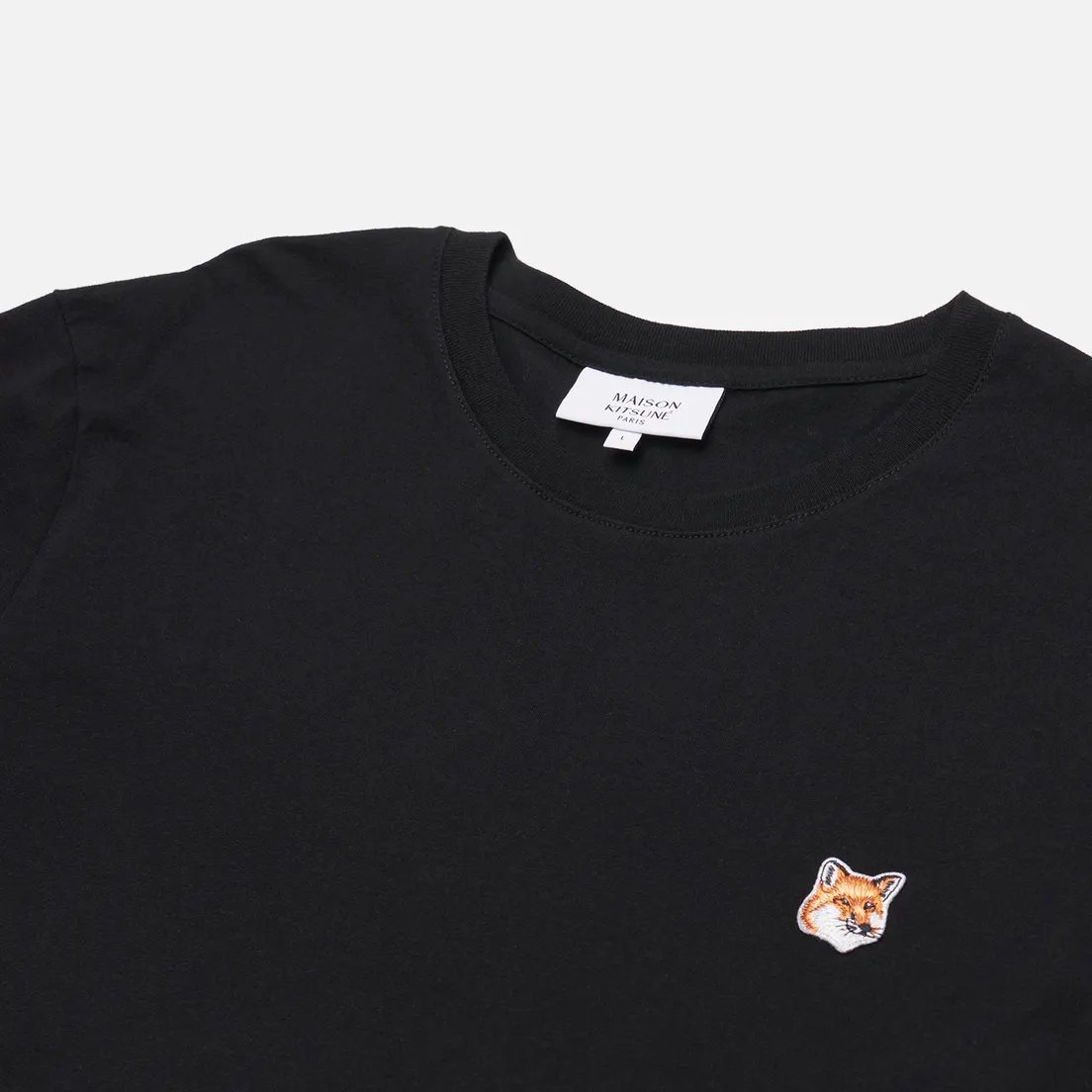 Maison Kitsune Мужская футболка Fox Head Patch Regular