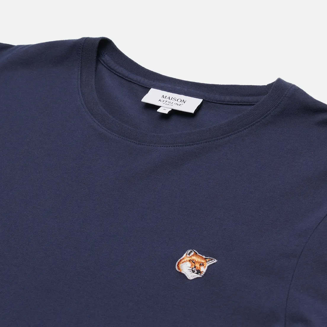 Maison Kitsune Мужская футболка Fox Head Patch Regular