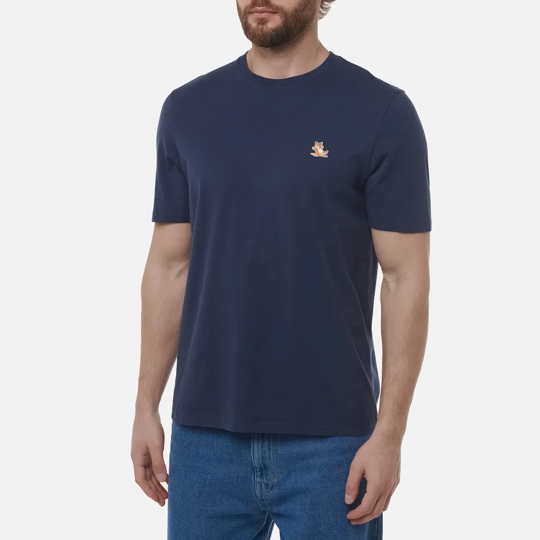 Maison Kitsune Мужская футболка Chillax Fox Patch Regular