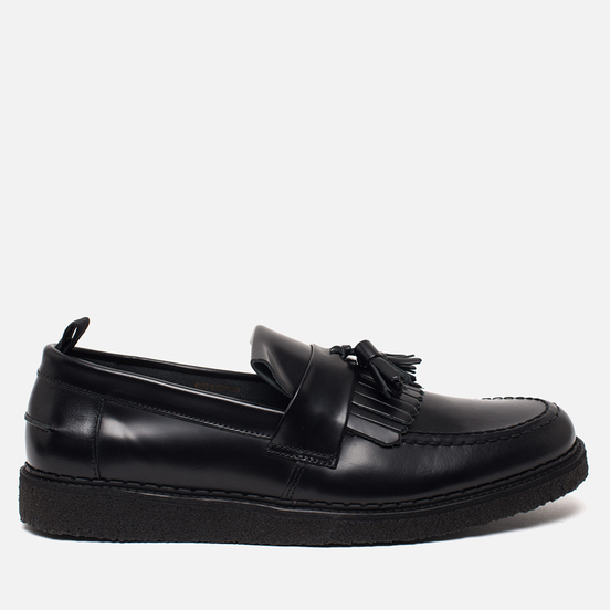 Ботинки лоферы Fred Perry x George Cox Tassel Leather Black