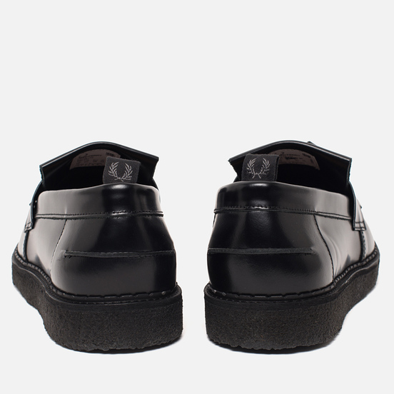Ботинки лоферы Fred Perry x George Cox Tassel Leather Black