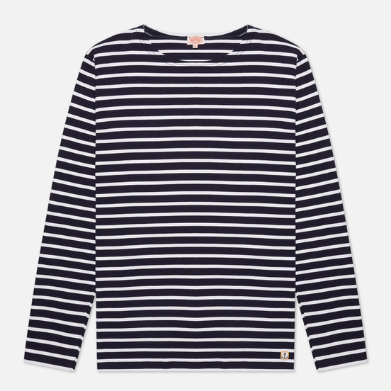 Мужской лонгслив Armor-Lux Heritage Mariniere Houat Navire Navy/White