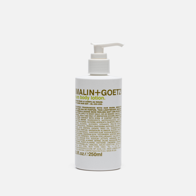 Лосьон для тела Malin+Goetz Rum Medium, цвет белый