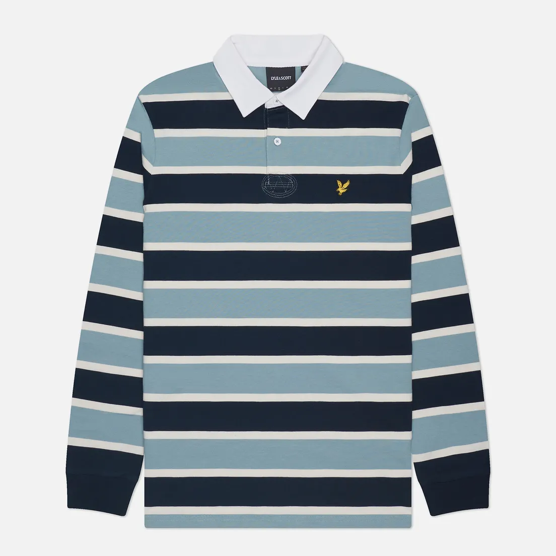 Lyle & Scott Мужской лонгслив Stripe Rugby