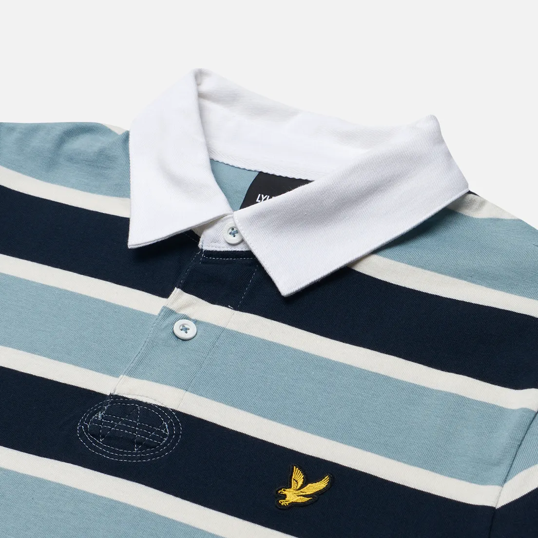 Lyle & Scott Мужской лонгслив Stripe Rugby