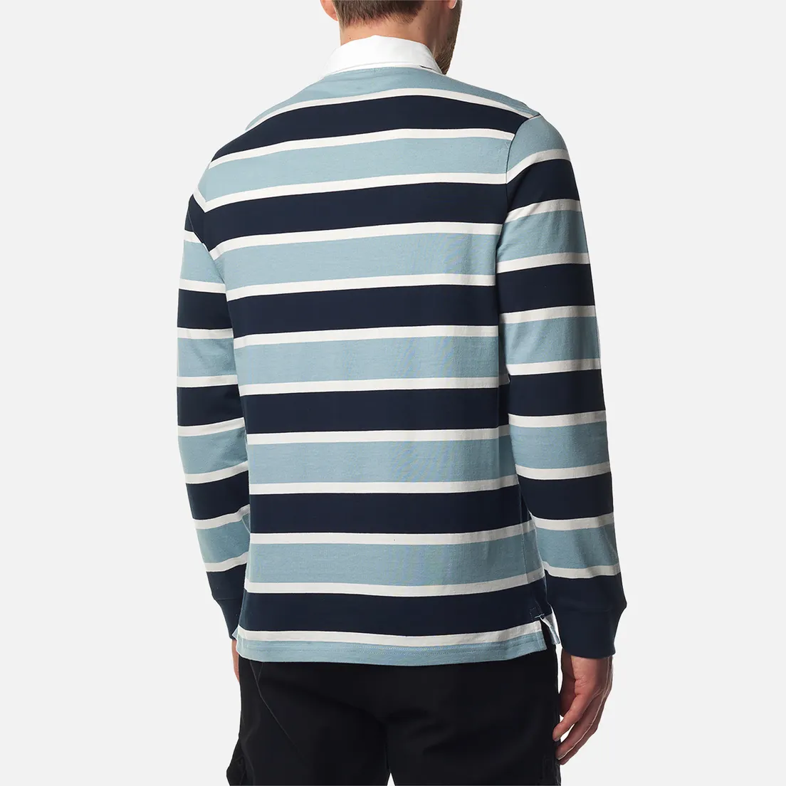 Lyle & Scott Мужской лонгслив Stripe Rugby