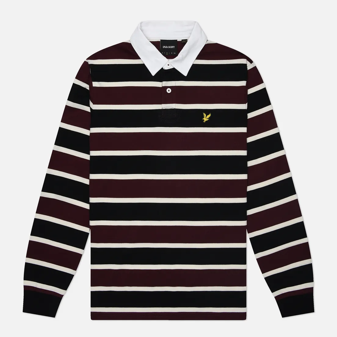 Lyle & Scott Мужской лонгслив Stripe Rugby